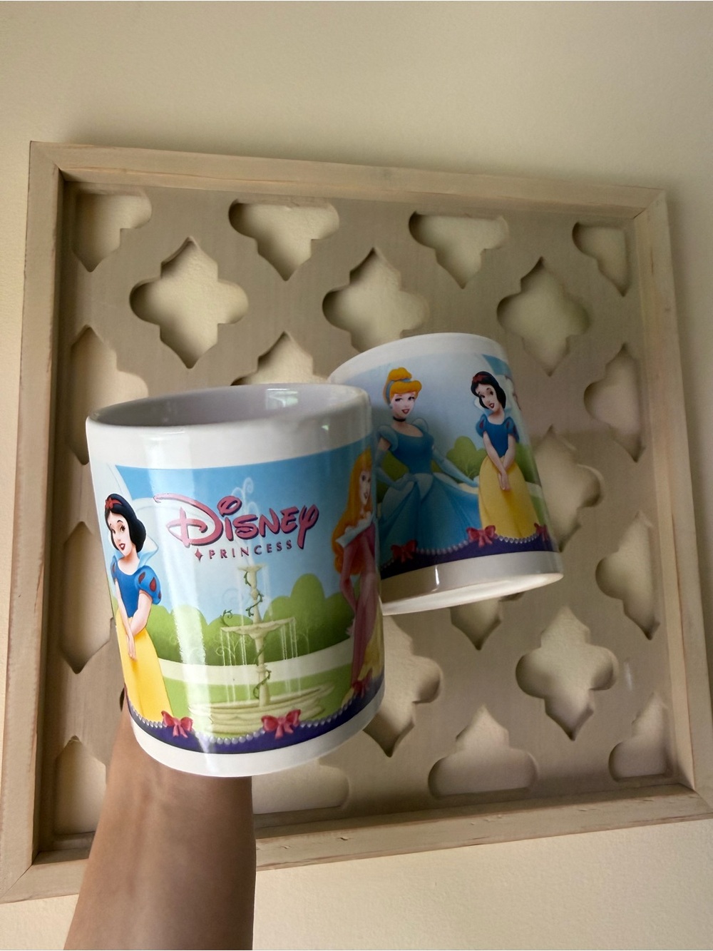 Disney Princess Blue and Yellow Ceramic Mug - Snow White & Friends